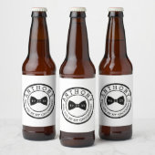 Wees Mijn Bruidsjonker Bierfles Etiket met Vlinder (Flessen)