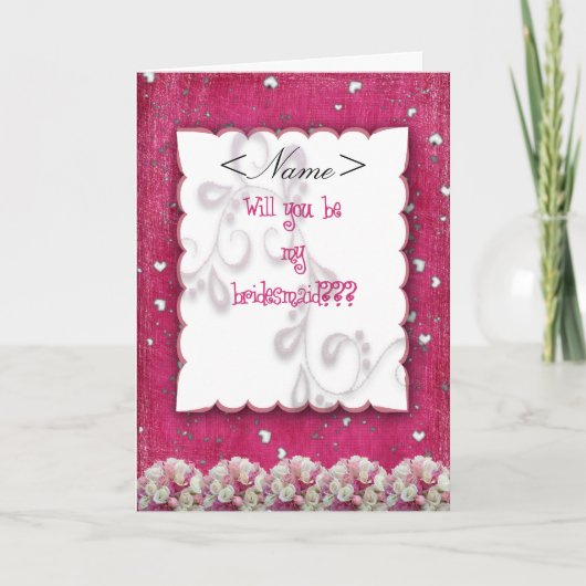 Wees mijn bruidsmeisje (Voorkant)