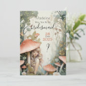 Wees mijn bruidsmeisje Fairy's geheime haven Kaart (Staand voorkant)