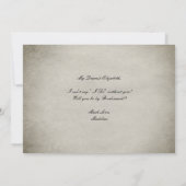 Wees mijn bruidsmeisje Floral Dusty Alice in Wonde Kaart (Achterkant)