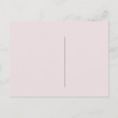 Wees mijn bruidsmeisje | Fuchsia Uitnodiging Briefkaart (Achterkant)