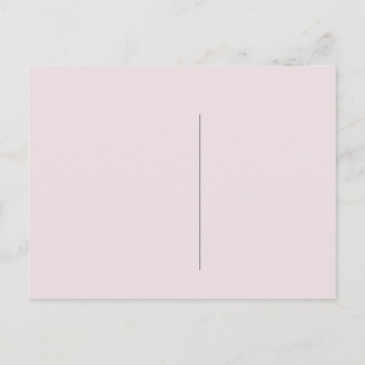 Wees mijn bruidsmeisje | Fuchsia Uitnodiging Briefkaart (Achterkant)