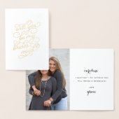 Wees mijn bruidsmeisje | Gepersonaliseerde foto Go Folie Kaarten (Display)