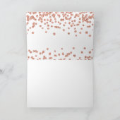 Wees mijn bruidsmeisje Roos Gouden Glitter Confett (Binnen)