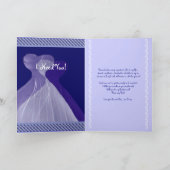 Wees mijn bruidsmeisje Royal Blue Theme Flowing Go (Binnen)