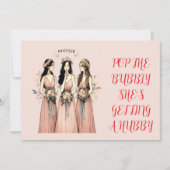 Wees mijn bruidsmeisje save the date (Voorkant)