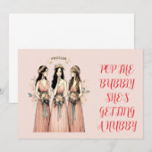 Wees mijn bruidsmeisje save the date (Voorkant / Achterkant)