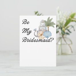 Wees mijn bruidsmeisje? Uitnodiging Voorstel Stran