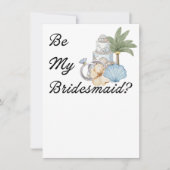 Wees mijn bruidsmeisje? Uitnodiging Voorstel Stran (Voorkant)