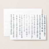 Wees mijn bruidsmeisje zilveren folie "onder de st folie kaarten (Met envelop)