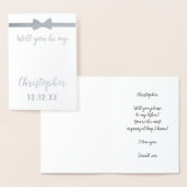 Wees mijn bruiloft bode verzoek bruids partij voor folie kaarten (Display)