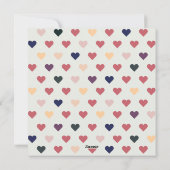 Wees mijn calico-valentijn Waterverfkatten Hart Feestdagenkaart (Achterkant)