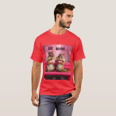 Wees mijn chipmunks en snoep harten t-shirt (Voorkant volledig)