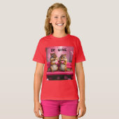 Wees mijn Chipmunks en snoep Hearts T-shirt (Voorkant volledig)