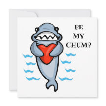 Wees mijn Chum Valentijn Shark