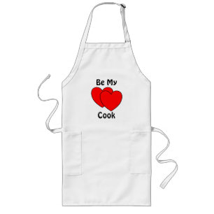 Wees mijn Cook Apron Lang Schort