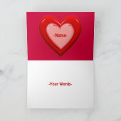 Wees mijn creditcard feestdagen kaart (Binnen)