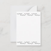 WEES MIJN - Cute Persoonlijke Moderne Valentijn  Notitiekaartje (Achterkant)