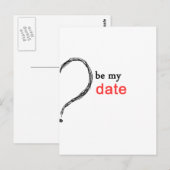 WEES MIJN DATE BRIEFKAART (Voorkant / Achterkant)