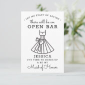 Wees mijn dochter van een eersteklas kaart - grapp (Staand voorkant)