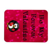 Wees mijn eeuwige Valentijn Pinguïn Magneet (Horizontaal)