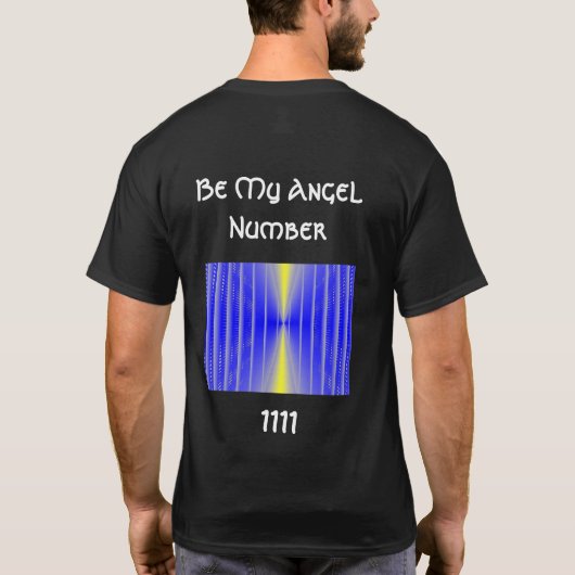 Wees mijn engelnummer t-shirt (Achterkant)
