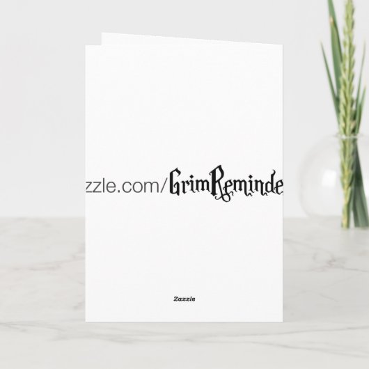 Wees mijn feestdagen kaart (Achterkant)