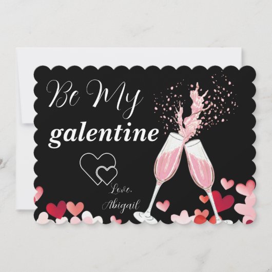  Wees mijn Galentine Kaart (Voorkant)