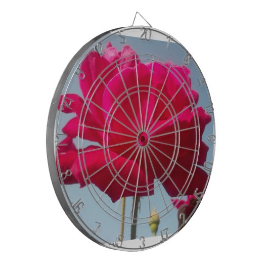 Wees mijn gelukkige Valentijn onder de blauwe heme Dartbord (Voorkant Links)