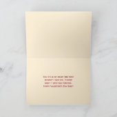 Wees mijn geometrische hart feestdagen kaart (Binnen)