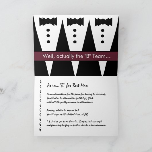 Wees mijn getuige met Tuxes - GRAppig (Binnen)