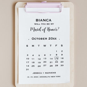 Wees mijn getuige niet-foto kalender voorstel  kaart