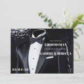 Wees mijn getuige verzoek beschrijving zwarte stri kaart (Staand voorkant)