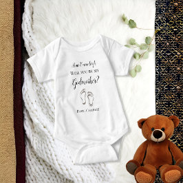 Wees mijn god Baby Feet Baby Bodysuit