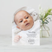 Wees mijn Godfather voorstel Photo Arch Kaart (Staand voorkant)