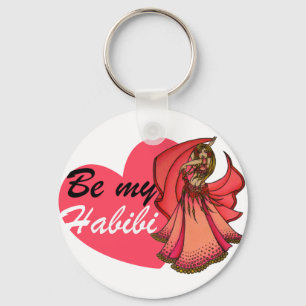 Wees mijn habibi Belly Dancer Sleutelhanger