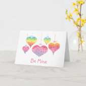 Wees mijn hart-Wenskaart Kaart (Gele Bloem)