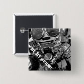 Wees mijn Hero! Vrroom! Knoop Vierkante Button 5,1 Cm (Voorkant /achterkant)