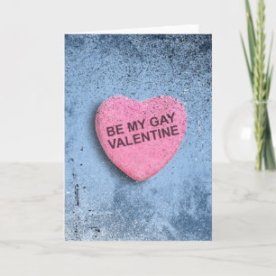Wees mijn homo Valentin Feestdagen Kaart