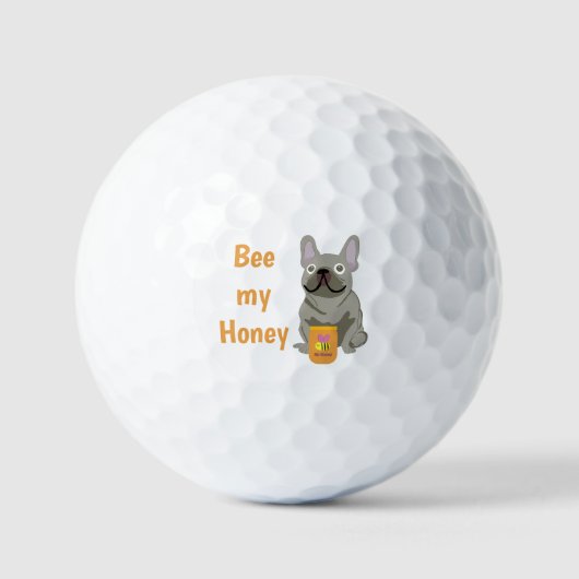 Wees mijn honing golfballen (Voorkant)