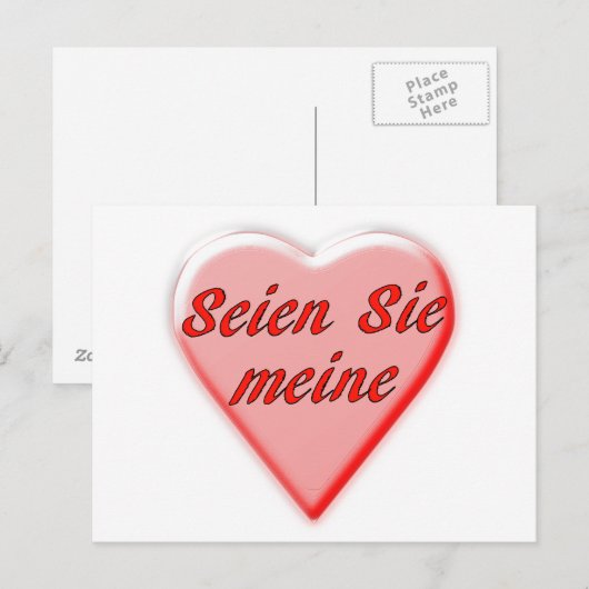 Wees mijn kaart (Voorkant / Achterkant)