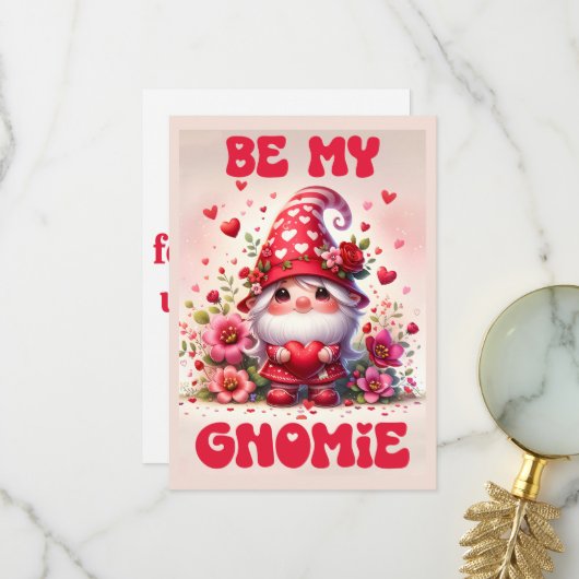 Wees mijn kaboutertje - Valentijnskaart Bedankkaart (Voorkant / Achterkant in situ)