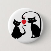 Wees mijn katten ronde button 5,7 cm (Voorkant)