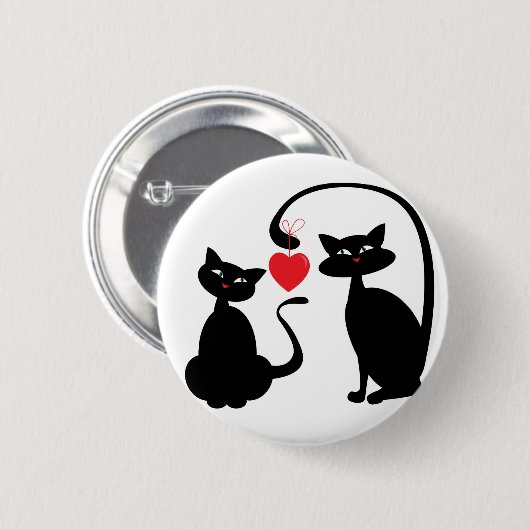 Wees mijn katten ronde button 5,7 cm (Voorkant /achterkant)