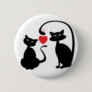 Wees Mijn Katten Ronde Button 5,7 Cm