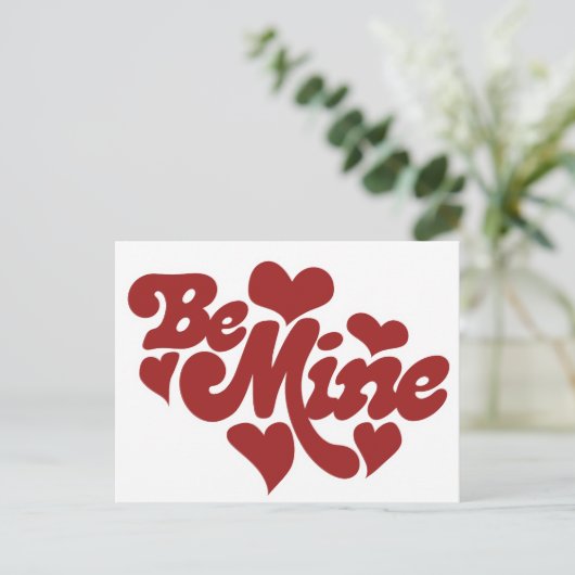 Wees mijn liefde briefkaart (Staand voorkant)