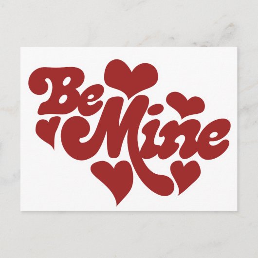 Wees mijn liefde briefkaart (Voorkant)