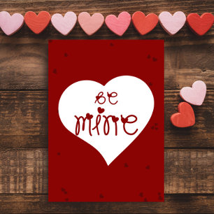 Wees Mijn Liefde Hartjes Valentijnsdag Feestdagenkaart