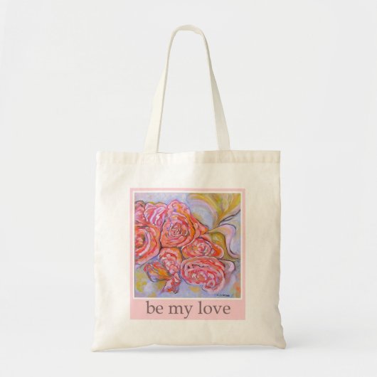 "Wees mijn liefde" Tote Bag (Voorkant)