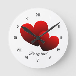 Wees mijn liefdeshorloge ronde klok